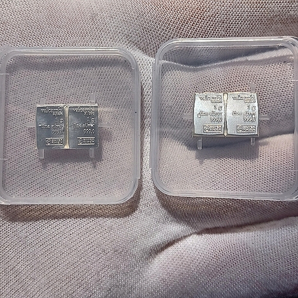 🌟 4g Valcambi Sussie Bars in Case 1g .999 silver bars investment grade silver - Picture 1 of 6